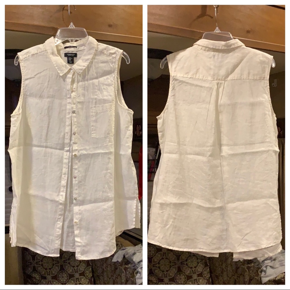 Linen Blouse by Jones New York